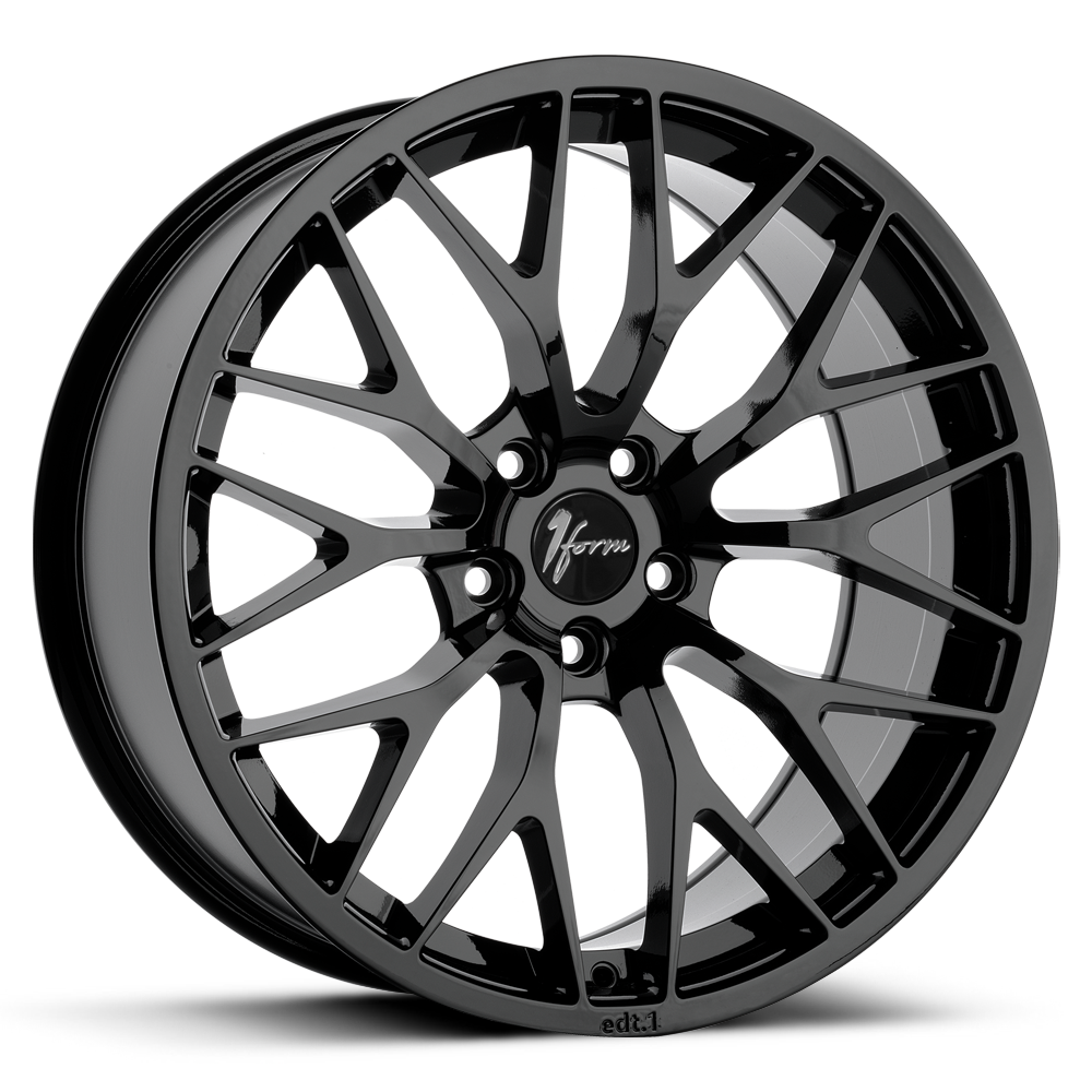 1Form Edition.1 (EDT.1) Gloss Black 18"x9.5 PCD:5x114.3 ET:40 CB:73.1 Load:825kg