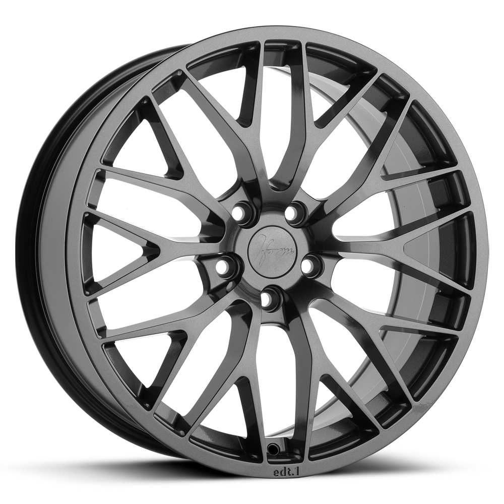 1Form Edition.1 (EDT.1) Gloss Graphite 18"x9.5 PCD:5x120 ET:40 CB:72.6 Load:860kg