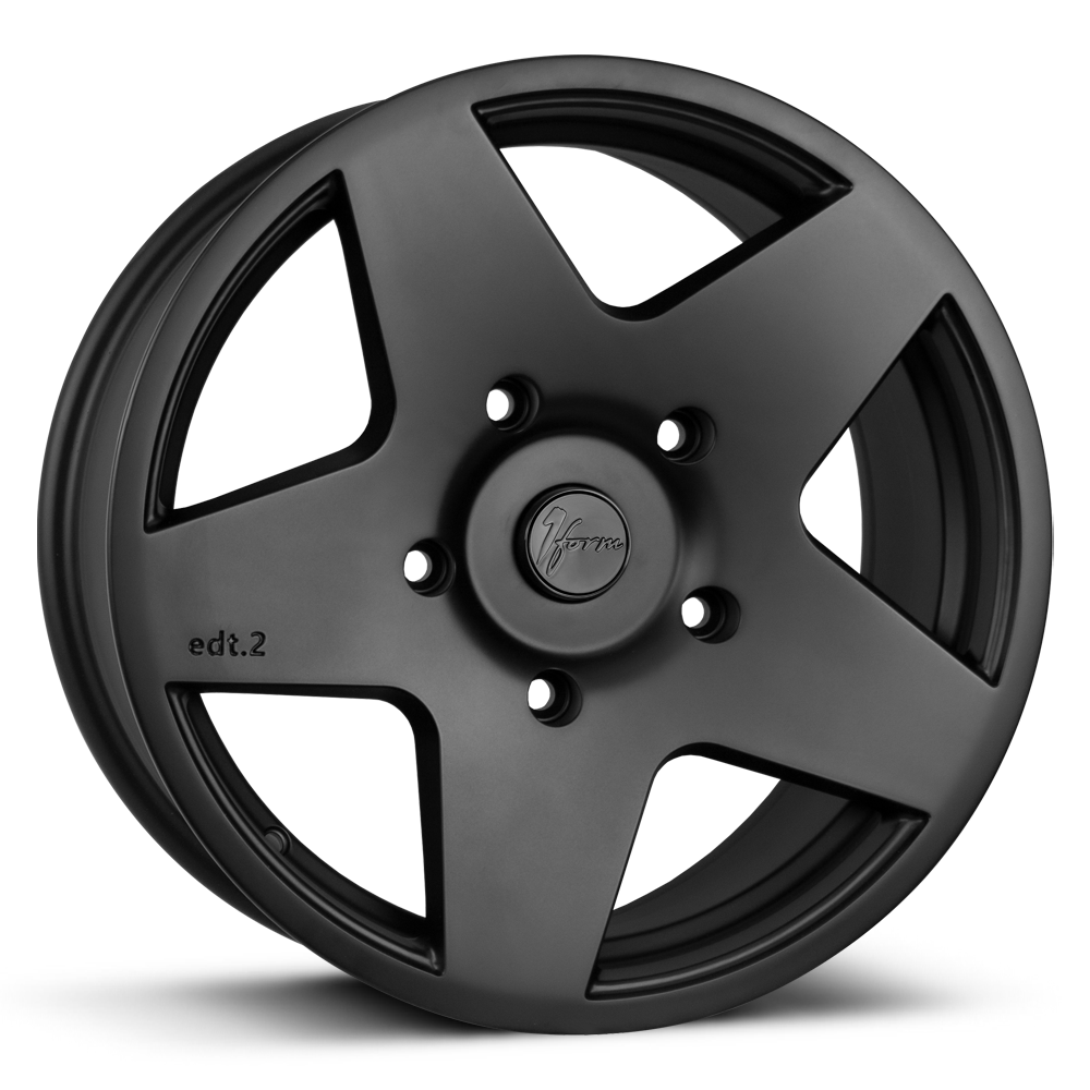 1Form Edition.2 (EDT.2) Transit Matt Black 18"x8.5 PCD:5x160 ET:55 CB:65.1 Load:950kg