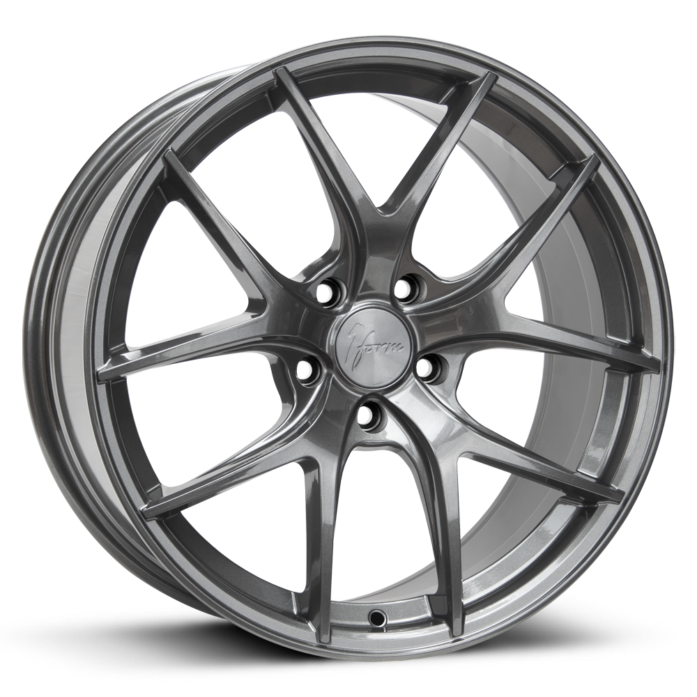 1Form Edition.9 (EDT.9) Gloss Graphite 19"x8.5 PCD:5xBLANK 98|100|105|108|110|112|114.3|115|118|120|120.65 ET:25-45 CB:72.6 Load:815kg