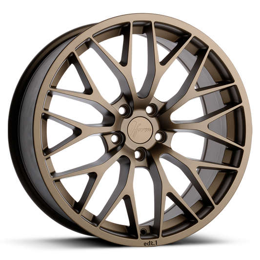 1Form Edition.1 (EDT.1) Matt Bronze 19"x9.5 PCD:5x120  ET:40 CB:72.6 Load:860kg