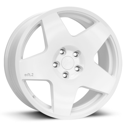 1Form Edition.2 (EDT.2) Rally White 18"x8.5 PCD:5xBLANK 98|100|105|108|110|112|114.3|115|118|120|120.65 ET:35-45 CB:72.6 Load:860kg