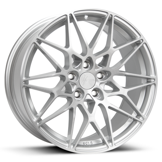 1Form Edition.6 (EDT.6) Brushed Pure Silver 18"x8.5 PCD:5xBLANK 98|100|105|108|110|112|114.3|115|118|120|120.65 ET:20-45 CB:72.6 Load:860kg