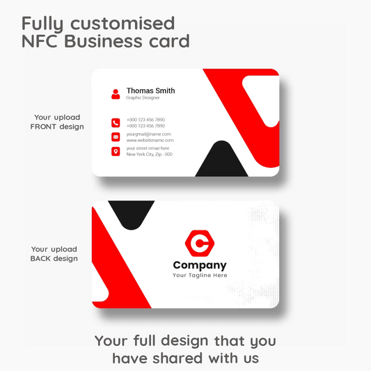 NFC Contactless Business Card fully customised